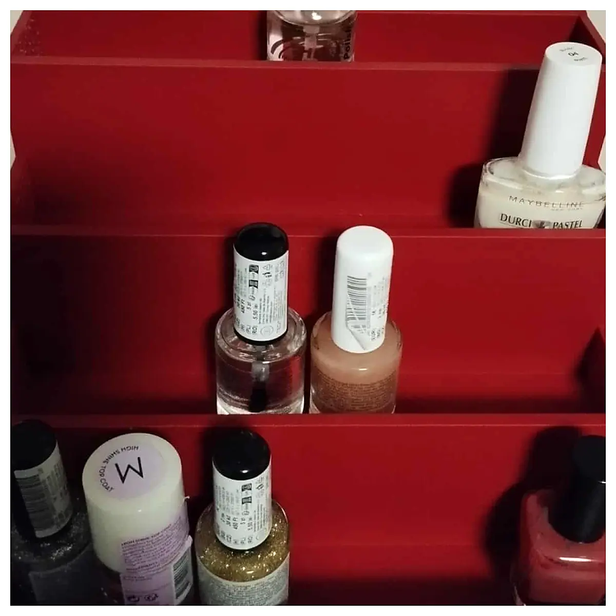 Nail Polish Organizer Storage Box Sorting Holder Acrylic Paint Accessories Repair Storage