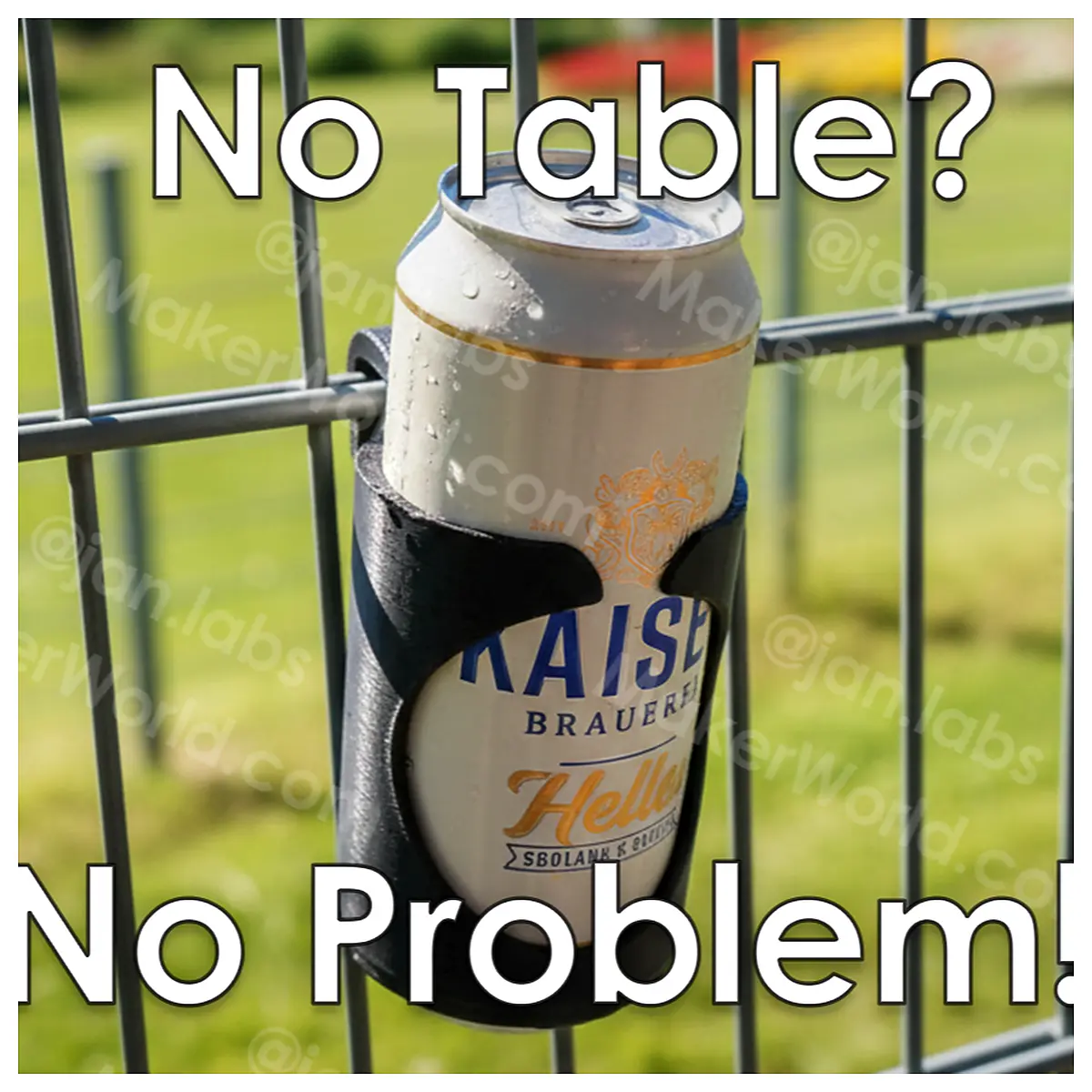 Fence Hanging Drink Holder 5L Universal Outdoor Beverage Holder Patio Bar Accessories