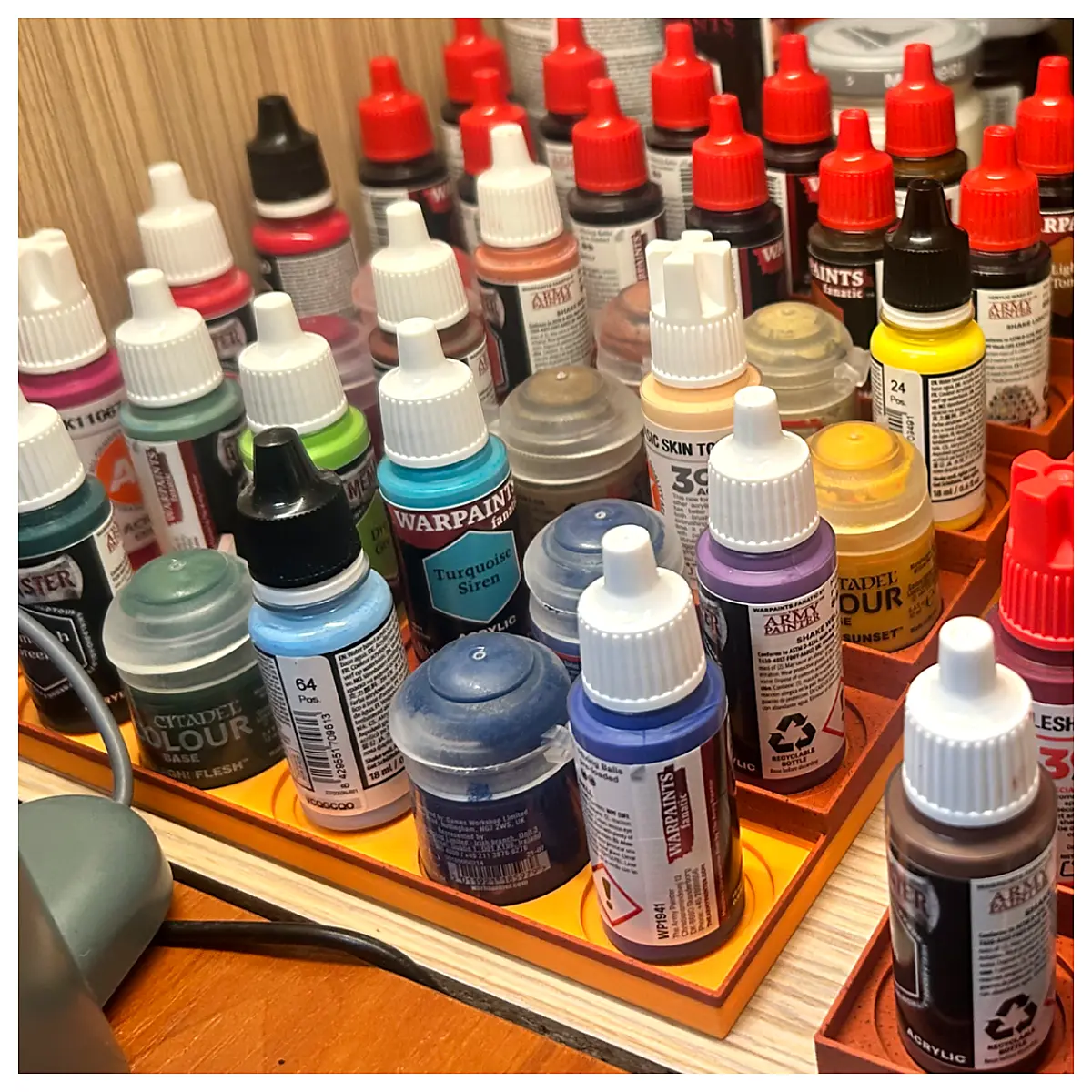 Universal Acrylic Paint Stand 2x6 Adjustable Palette Holder Painting Supplies Art Stand Accessories