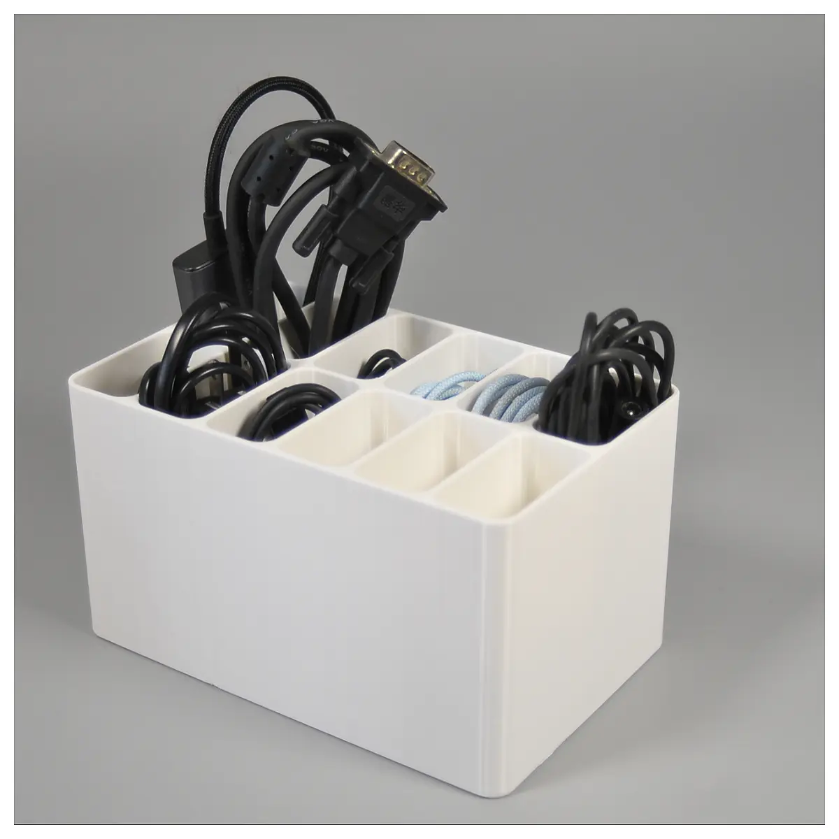 Cable Organizer Box Cable Management System Wire Storage Box Home Office Universal