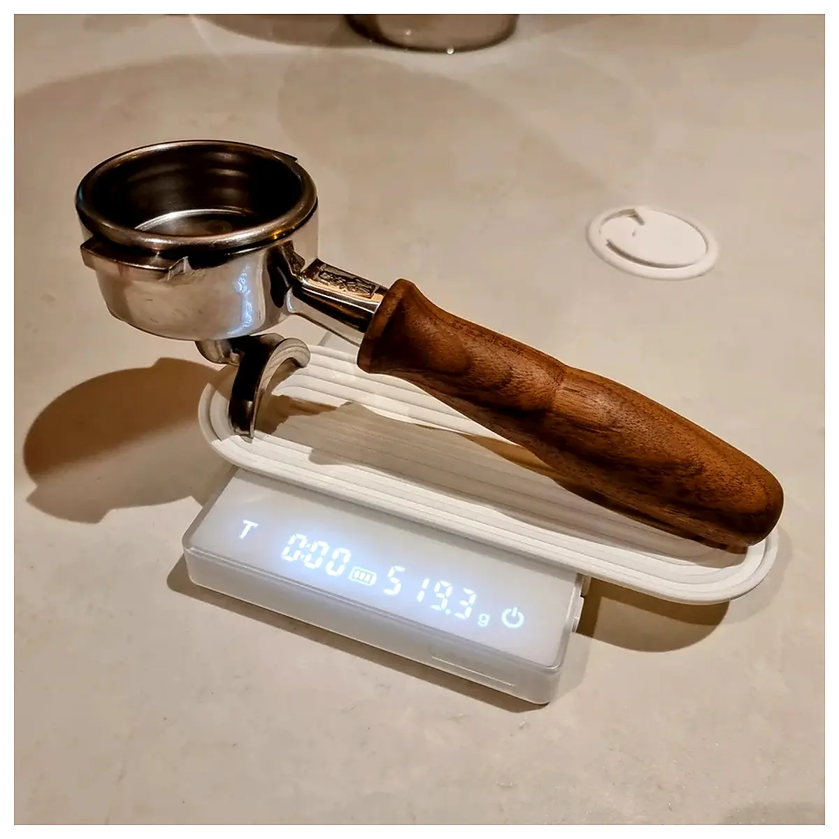 Coffee Scale Portafilter Tray 20g Coffee Scoop Barista Accessories Coffee Parts Universal Espresso Accessories