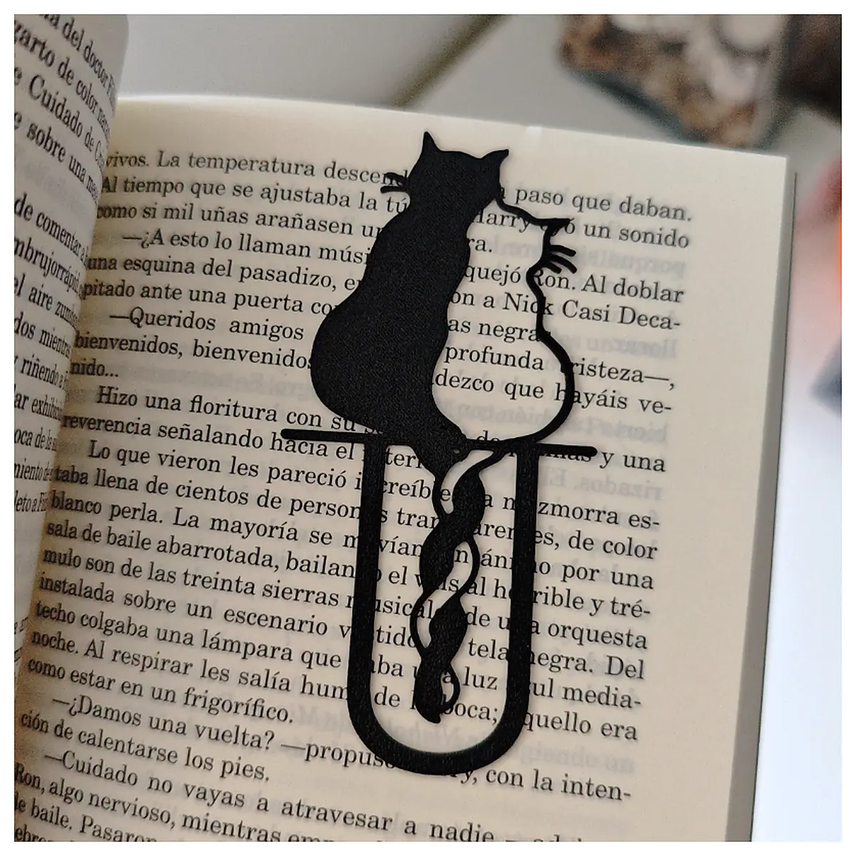 Cat in Love Bookmark Cat Bookmark Gift Memorial Keepsake Romantic Love