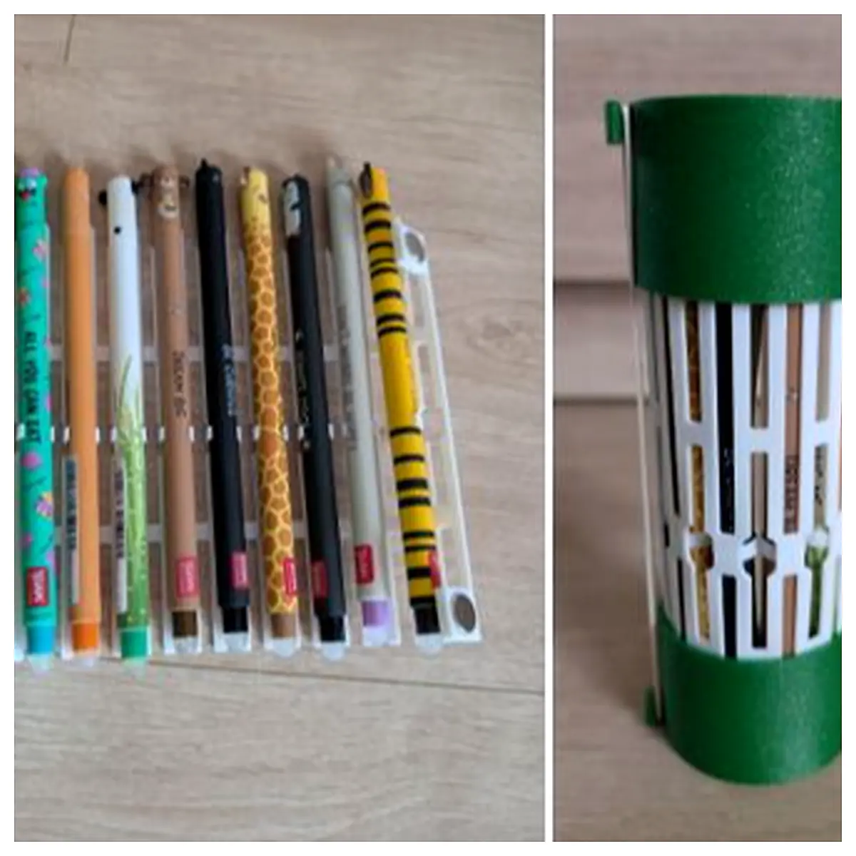 Pen Holder Stand Pen Tip Protection Grip Adjuster Support Desk Accessory Universal