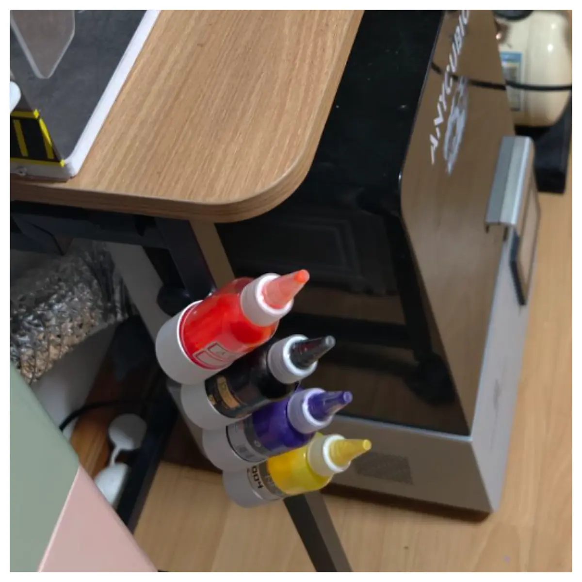 Paint Bottle Caddy Organizer Palette Stand Painting Supplies Mixing Stand Sorting