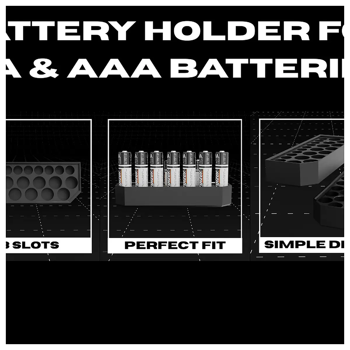 AA AAA Battery Holder Clip Case Universal Charger Repair Parts Battery Storage