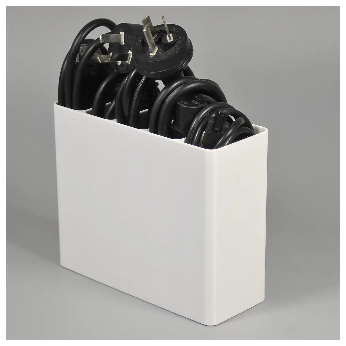 Power Cord Organizer Box Cable Management Box Cord Storage Solution Cable Protection Space Saving Universal