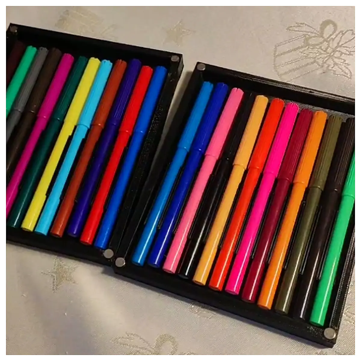 Marker Organizer Storage Box Multi Purpose Pen Holder Brush Organizer Art Supplies Storage Parts Accessories Repair
