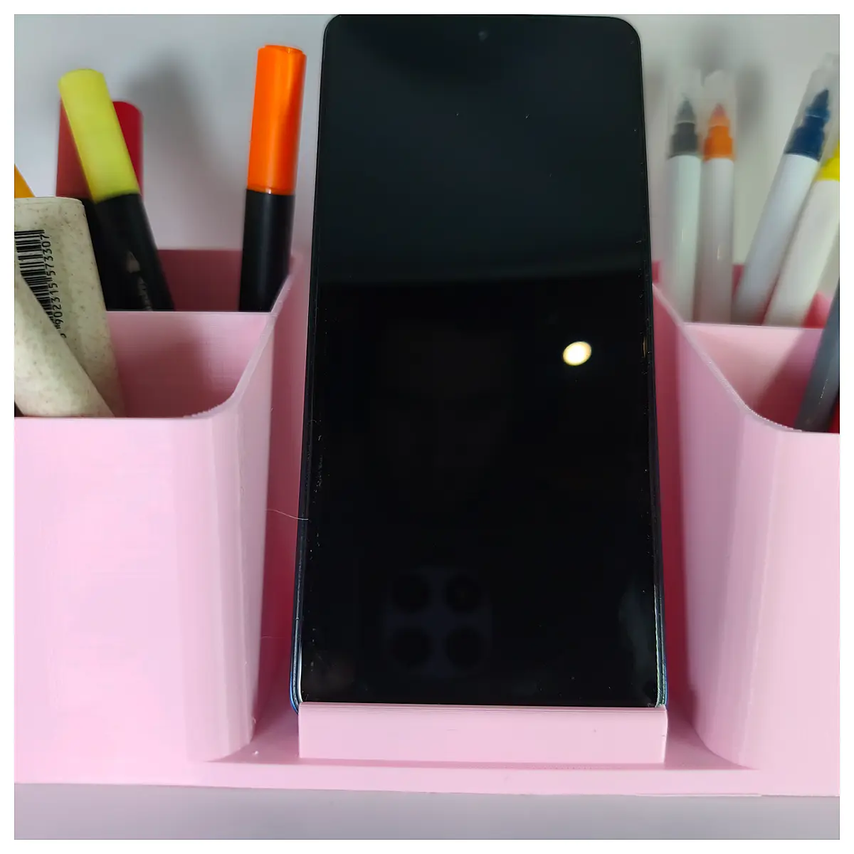 Desk Organizer Phone Stand Multi Purpose Storage Mobile Holder Charging Stand Desk Accessories Office Organizer