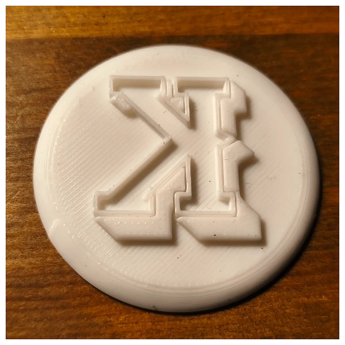 Leather Stamp Letter K 279mm x 304mm Embossing Stamp Carving Decoration Art Piece