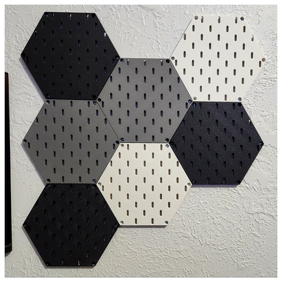 Hexagonal Skadis Board Upgrade Parts Repair Universal Storage Organizer
