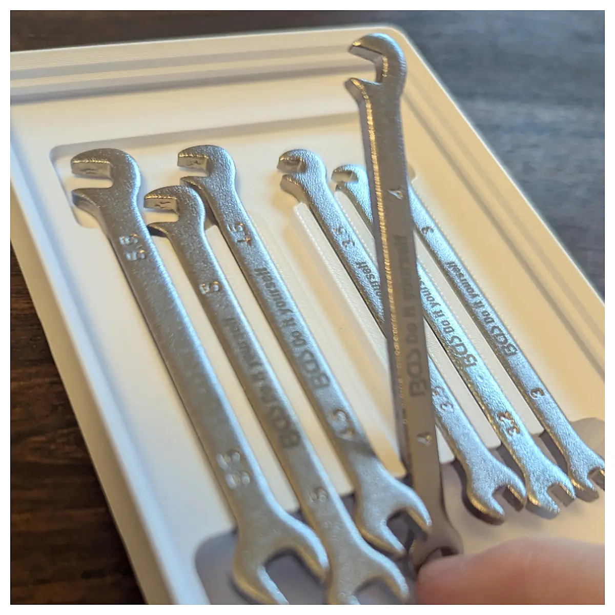 Gridfinity Spanners Kraftmann Double Open End Wrenches Tool Set Repair Parts Universal