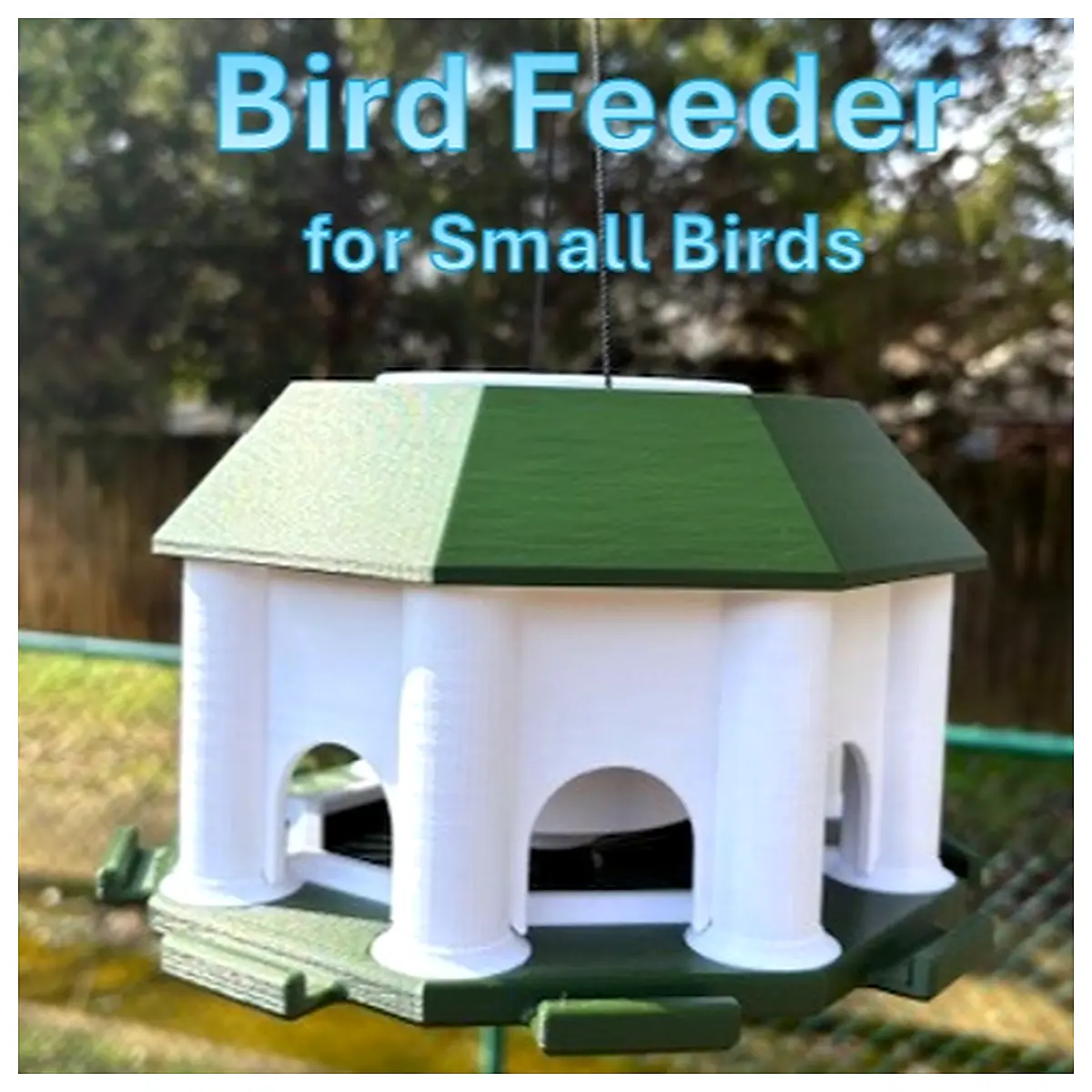 Small Bird Feeder Bird Food Feeder Bird House Bird Nest Bird Feeding Universal Parts Repair