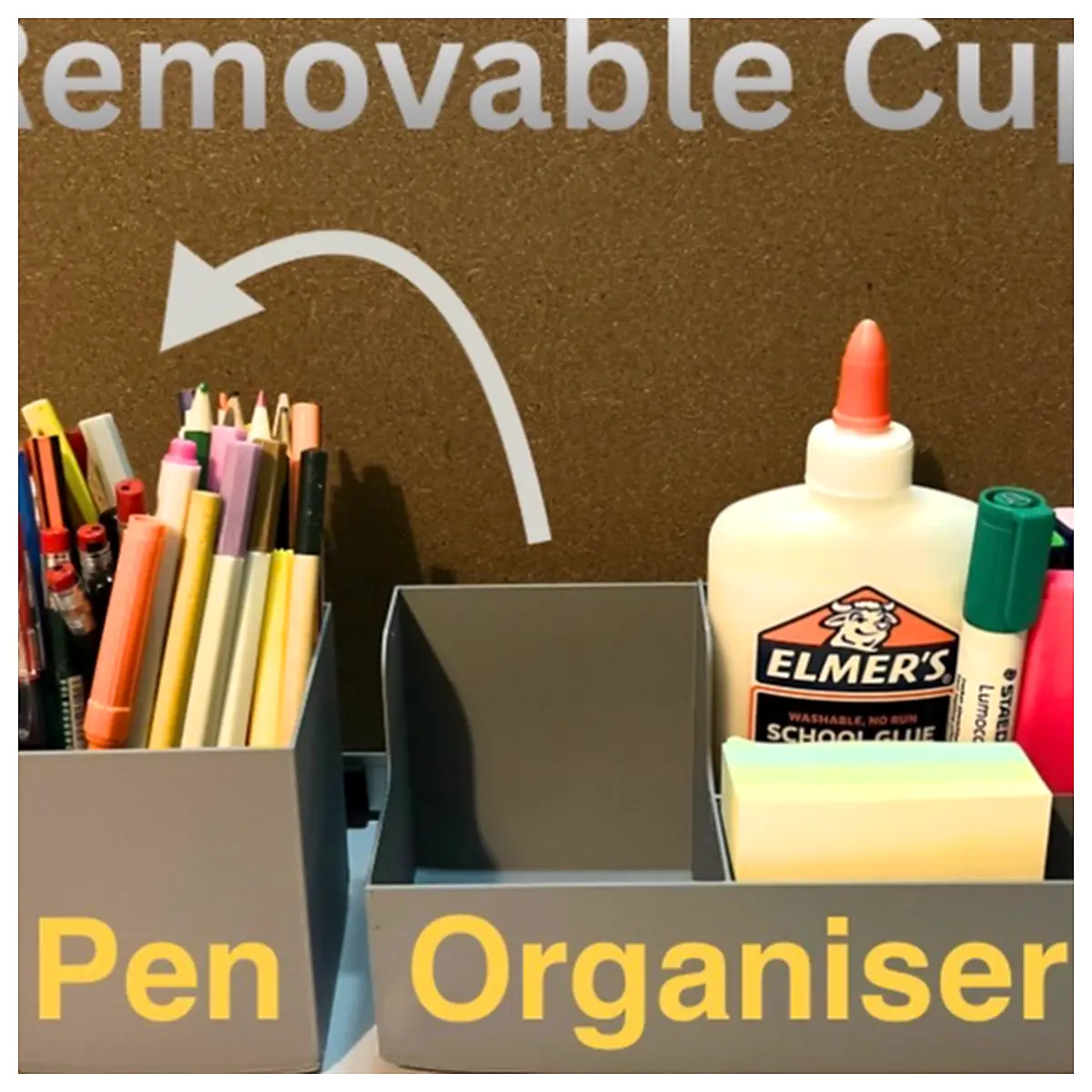 Pen Organizer Desk Storage Easy Clean Multi Function Pen Holder Office Supplies Universal Desk Accessories