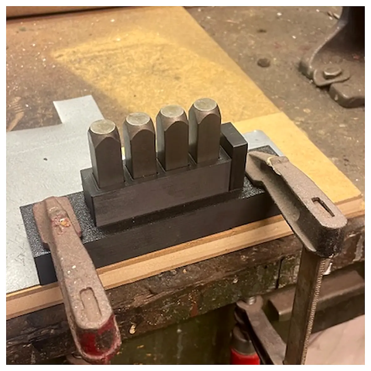 Chassis Number Stamping Aid 12x12mm 8 Digit Tool Stamping Dies Parts Repair