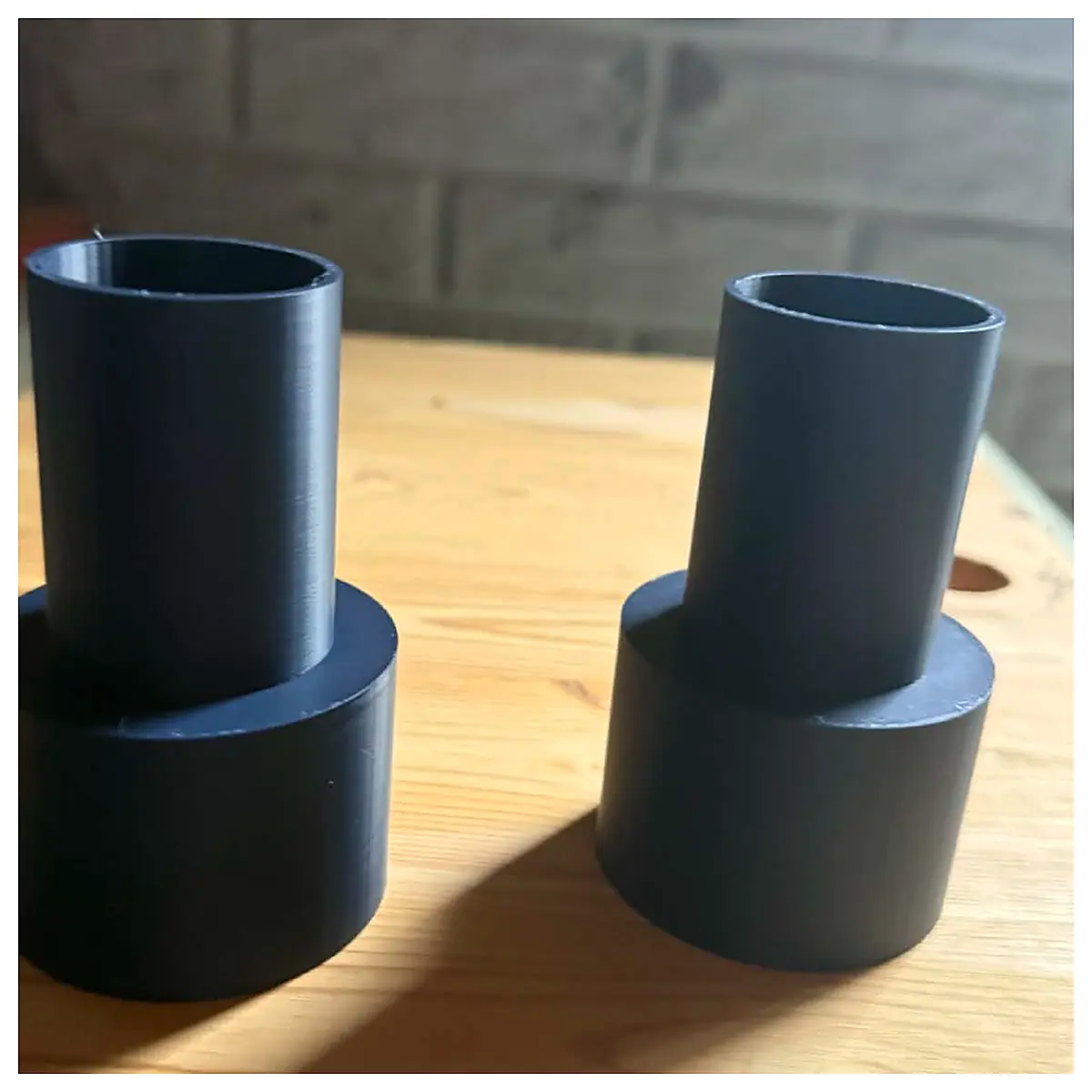 58mm to 39mm Hose Adapter OD Converter Pipe Fittings Pneumatic Fittings Auto Parts
