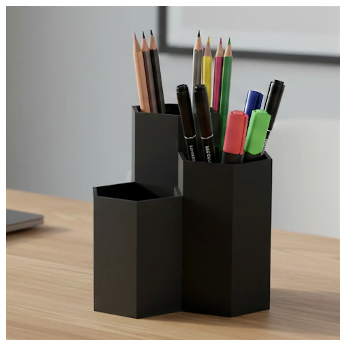 Multi compartment Pencil Holder Organizer Desk Storage Supplies Office Art Supplies Repair Parts Accessories