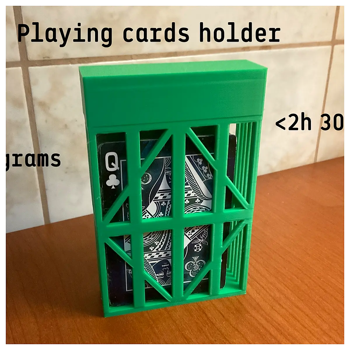 Playing Card Holder Organizer Deck Storage Case Display Accessories Protection Universal Desktop Storage