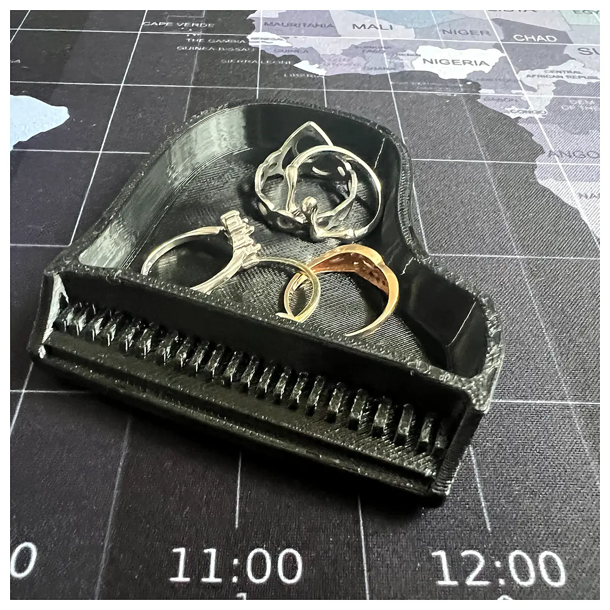 Piano Desk Organizer Trinket Tray Universal Storage Solution Piano Parts Repair Accessories