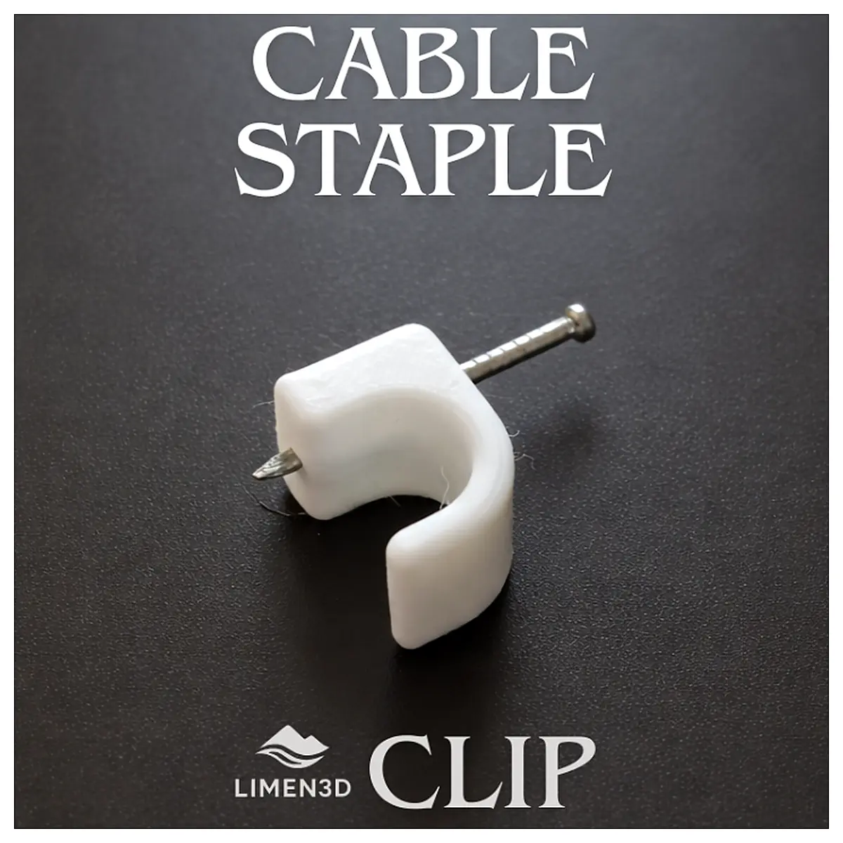 Cable Clip Fastener Cable Ties Wire Management Cable Staples Repair Parts Accessories