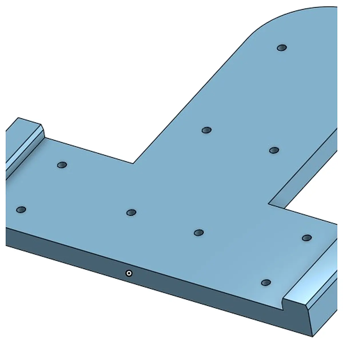 Floor Heating Tube Router Jig 200mm Bending Tool Hole Punch Heating System Installation Quick Install Pipe Routing