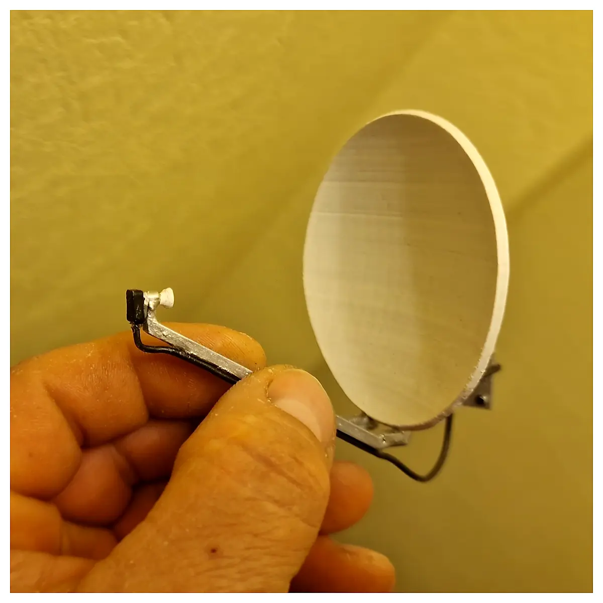90cm Satellite Dish Model Building Scale Model Signal Receiver Parts Universal Antenna Repair