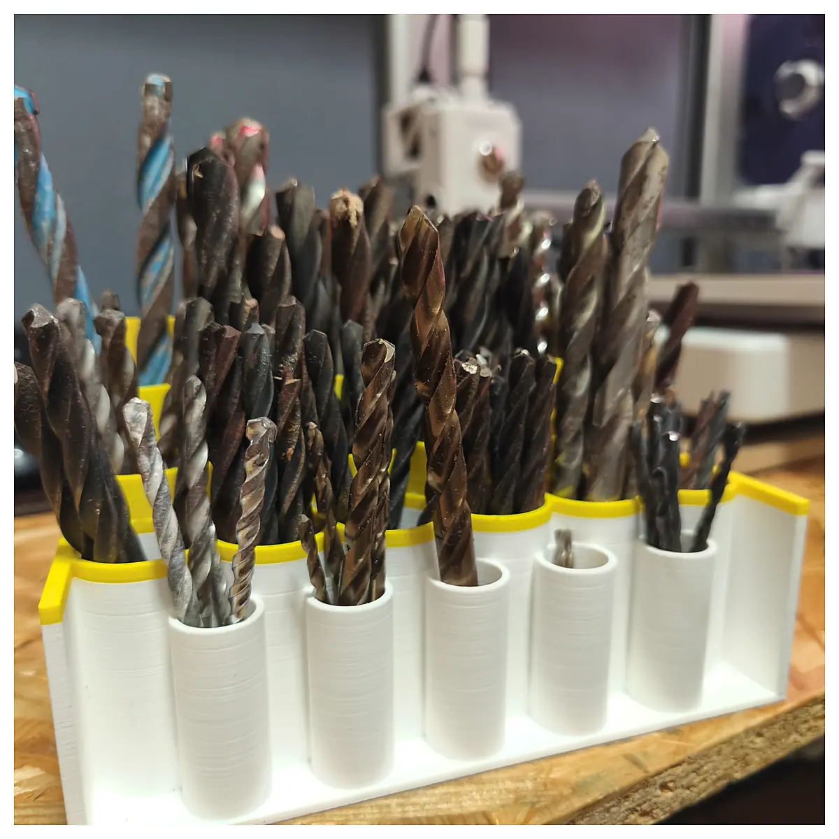 Drill Bit Organizer Drill Bit Storage Case Drill Bit Holder Bit Organizer Drill Accessories Bit Storage Tool