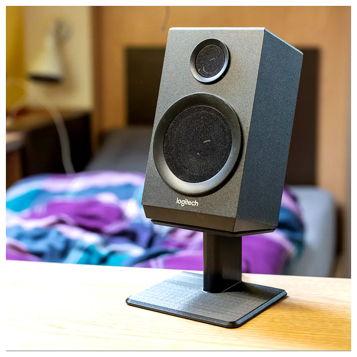 Speaker Stand Desk Support Shelf Audio Accessory Sound System Stability Optimization