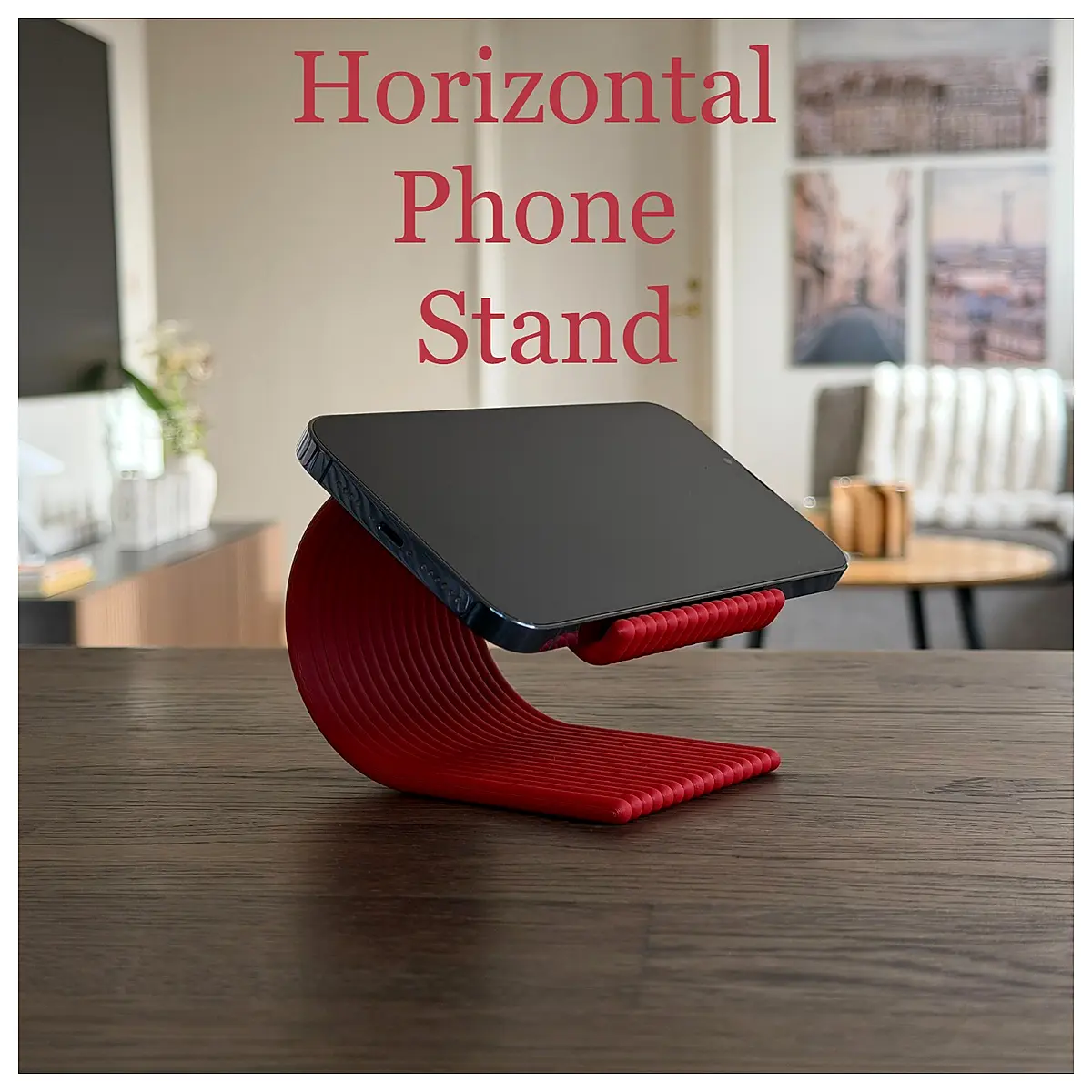 Phone Stand Horizontal Adjustable Desk Stand Mobile Phone Holder Accessory Support Angle