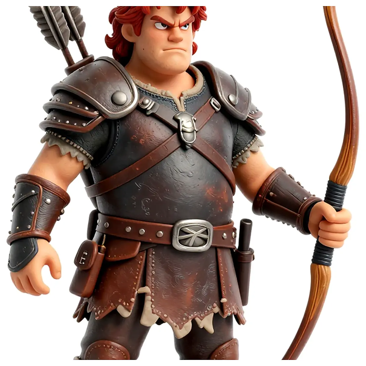 Archer Figurine 45mm Scale Model Collectible Toy Shooting Figure Archery Model Accessories
