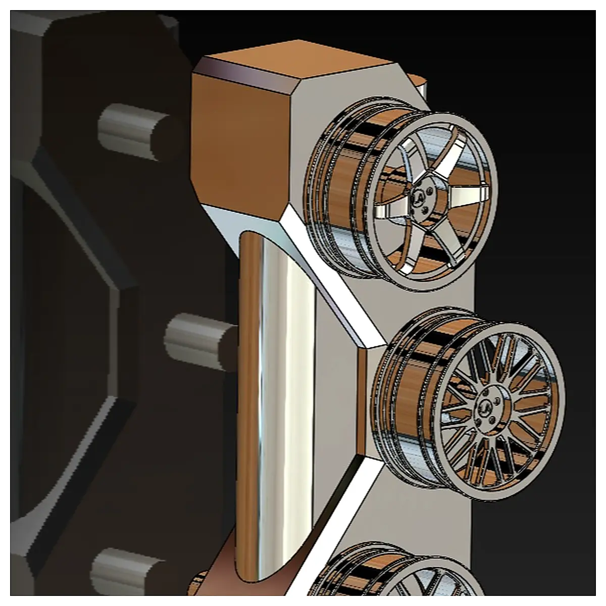 Wheel Rim Display Stand Car Wheel Rim Parts Rim Installation Rim Repair Universal Wheels