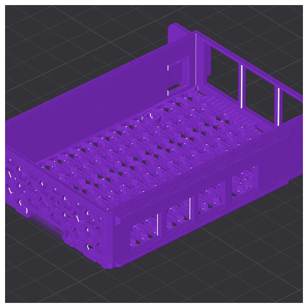 Pi4b Ventilated Base Remix Cooling Stand Computer Accessories Parts Repair