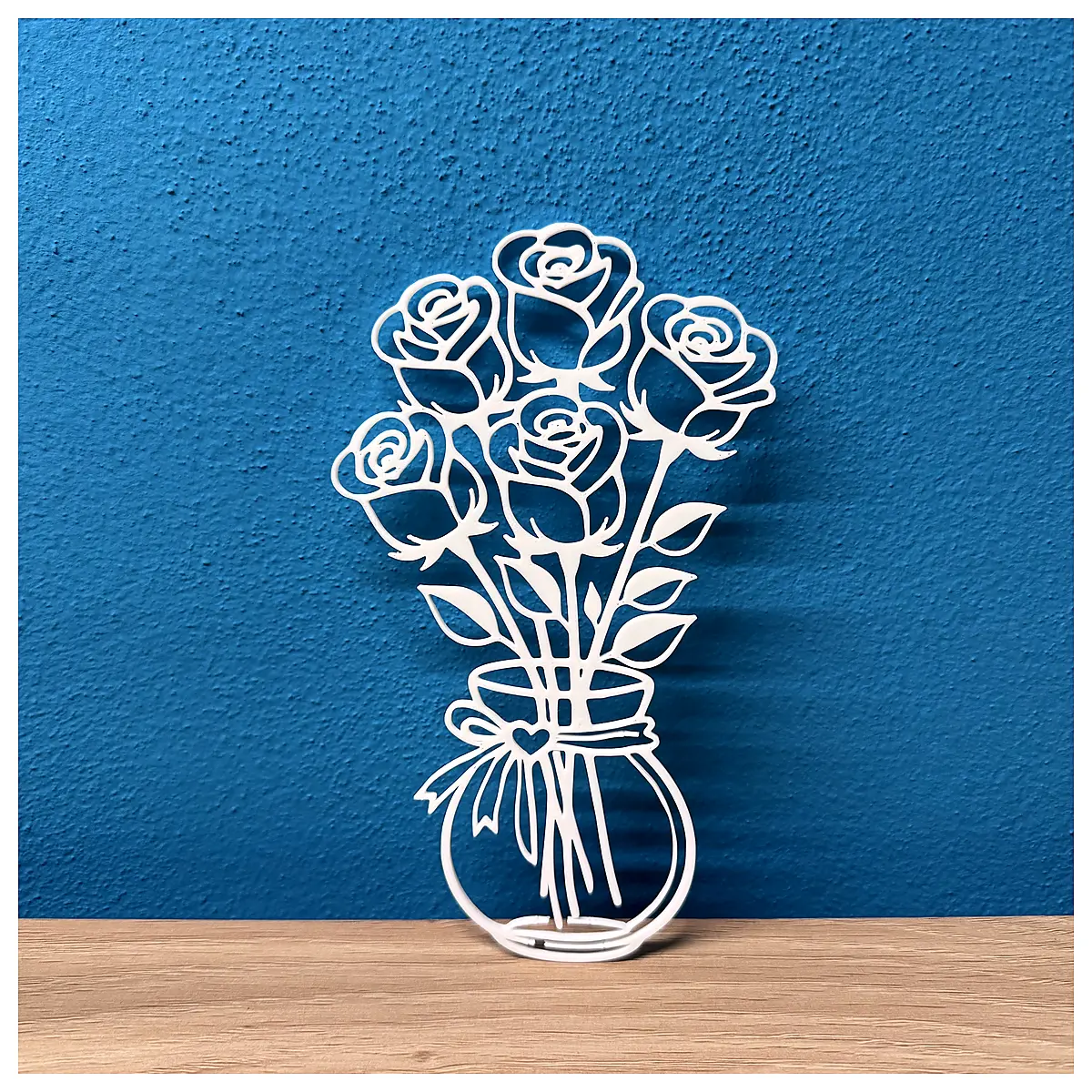 Rose Bouquet Flowers Decor Floral Gift Arrangement Romance Flowers