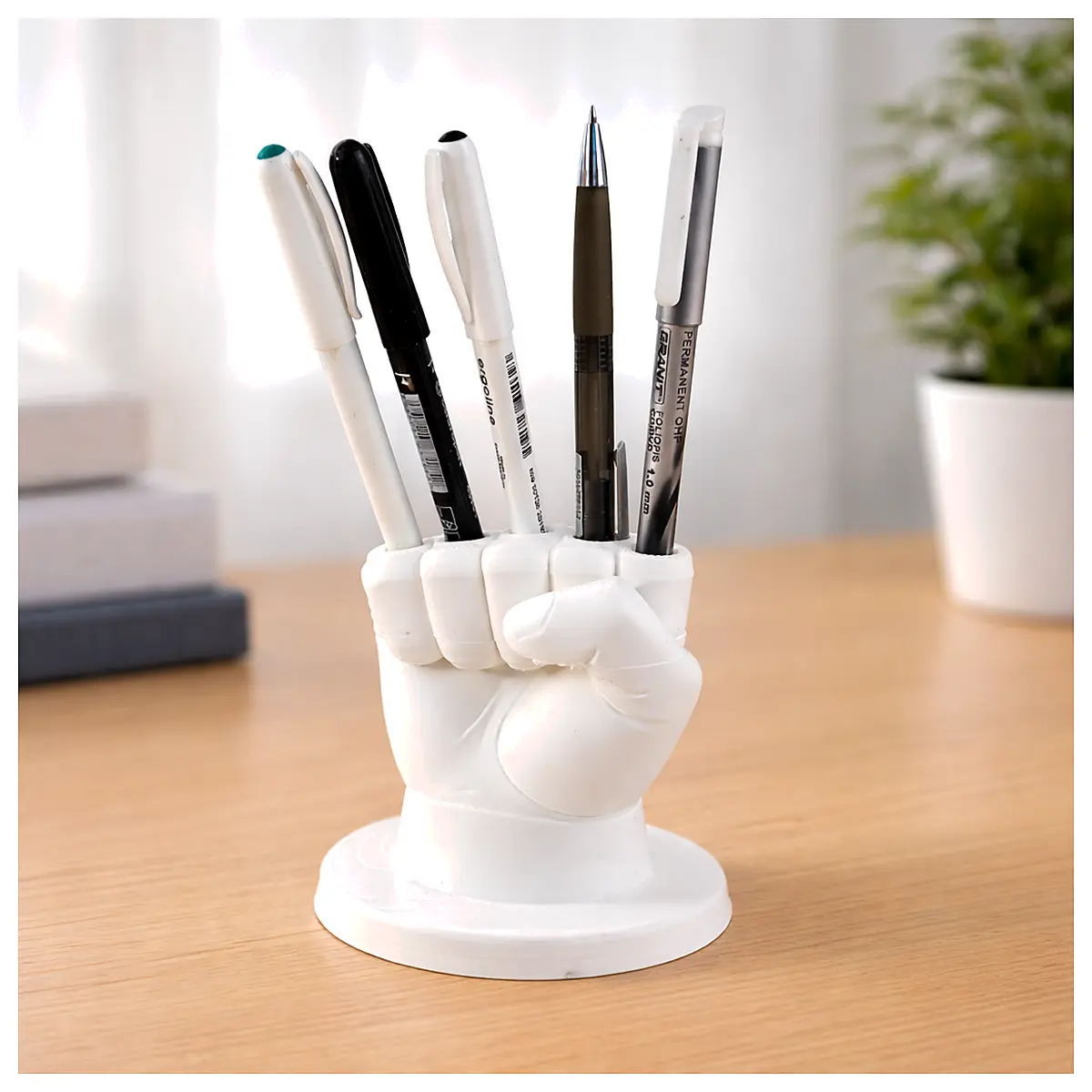 Universal Pen Holder Desk Organizer Pen Stand Accessories Repair Parts Replacement Creative Storage