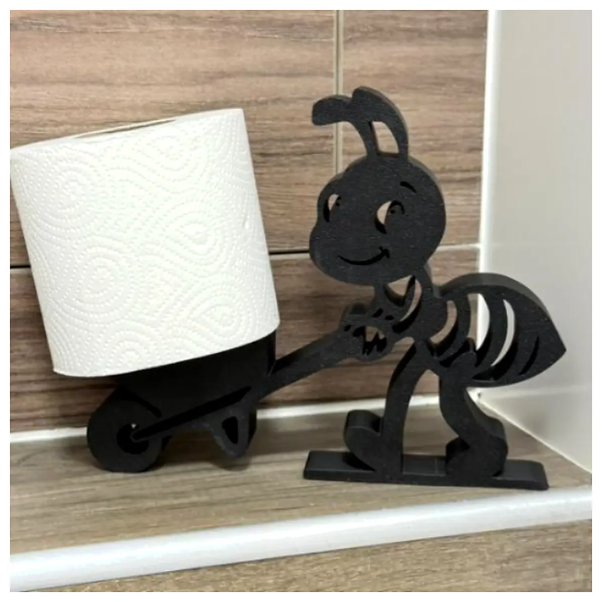 Universal Toilet Paper Holder Bathroom Shelf Wall Mounted Storage Rack Toilet Accessories Holder