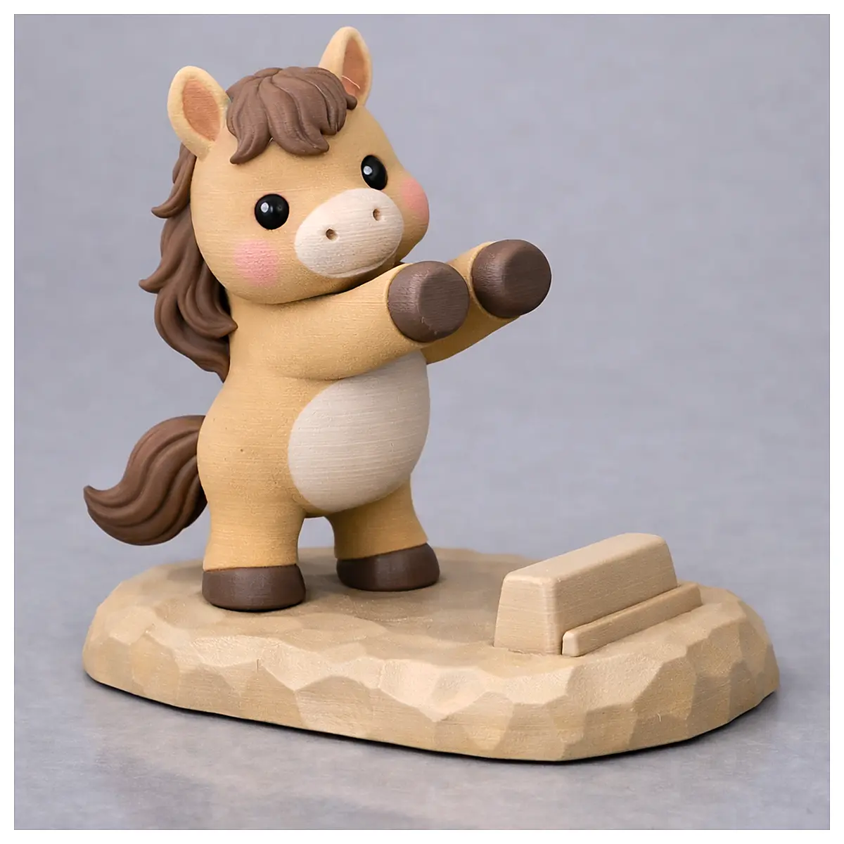 Cute Horse Phone Holder Animal Phone Stand Mobile Desk Decor Phone Accessory Replacement Parts Repair