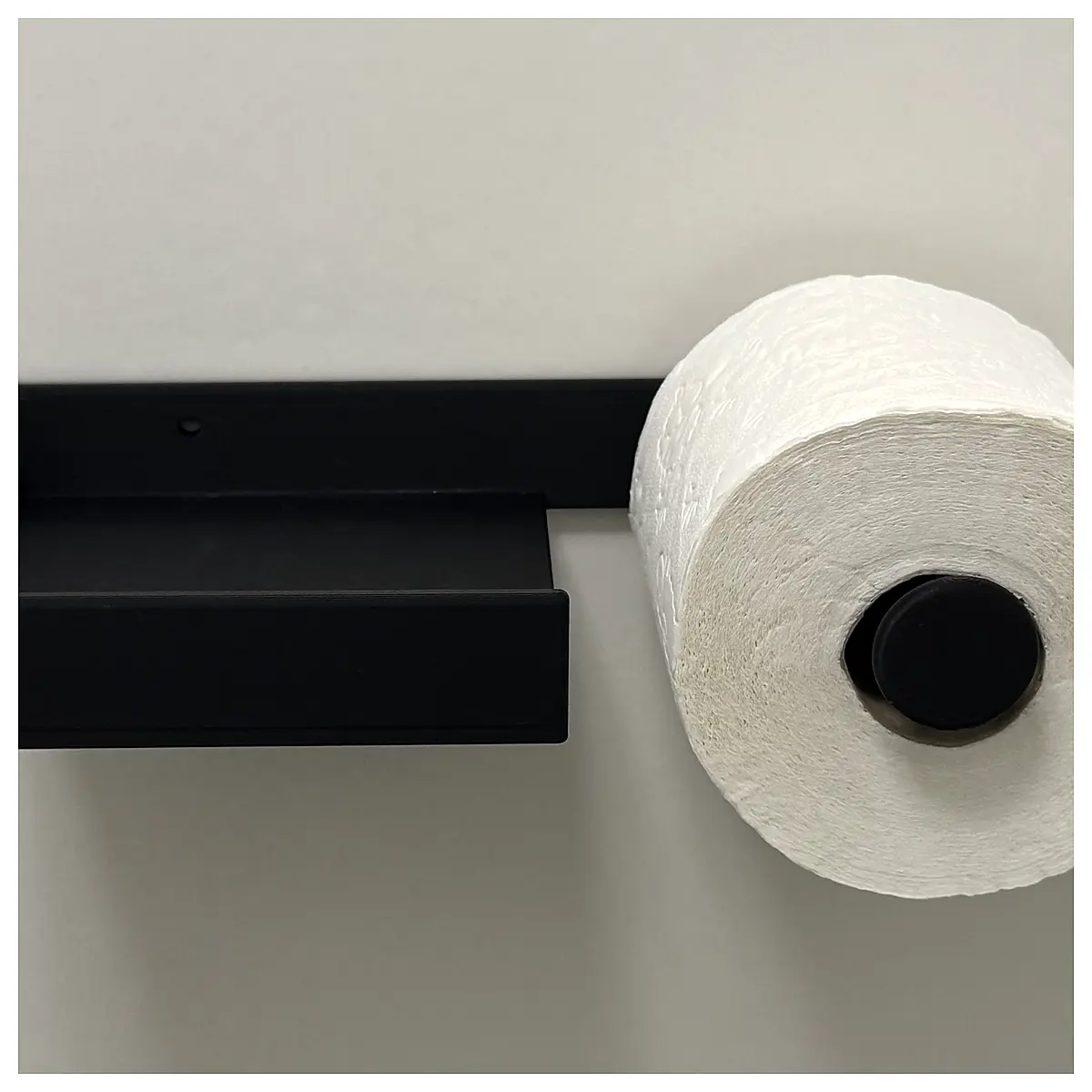 Open Front Toilet Paper Holder Shelf Bathroom Storage Rack Open Shelf Wall Mounted Modern Simple