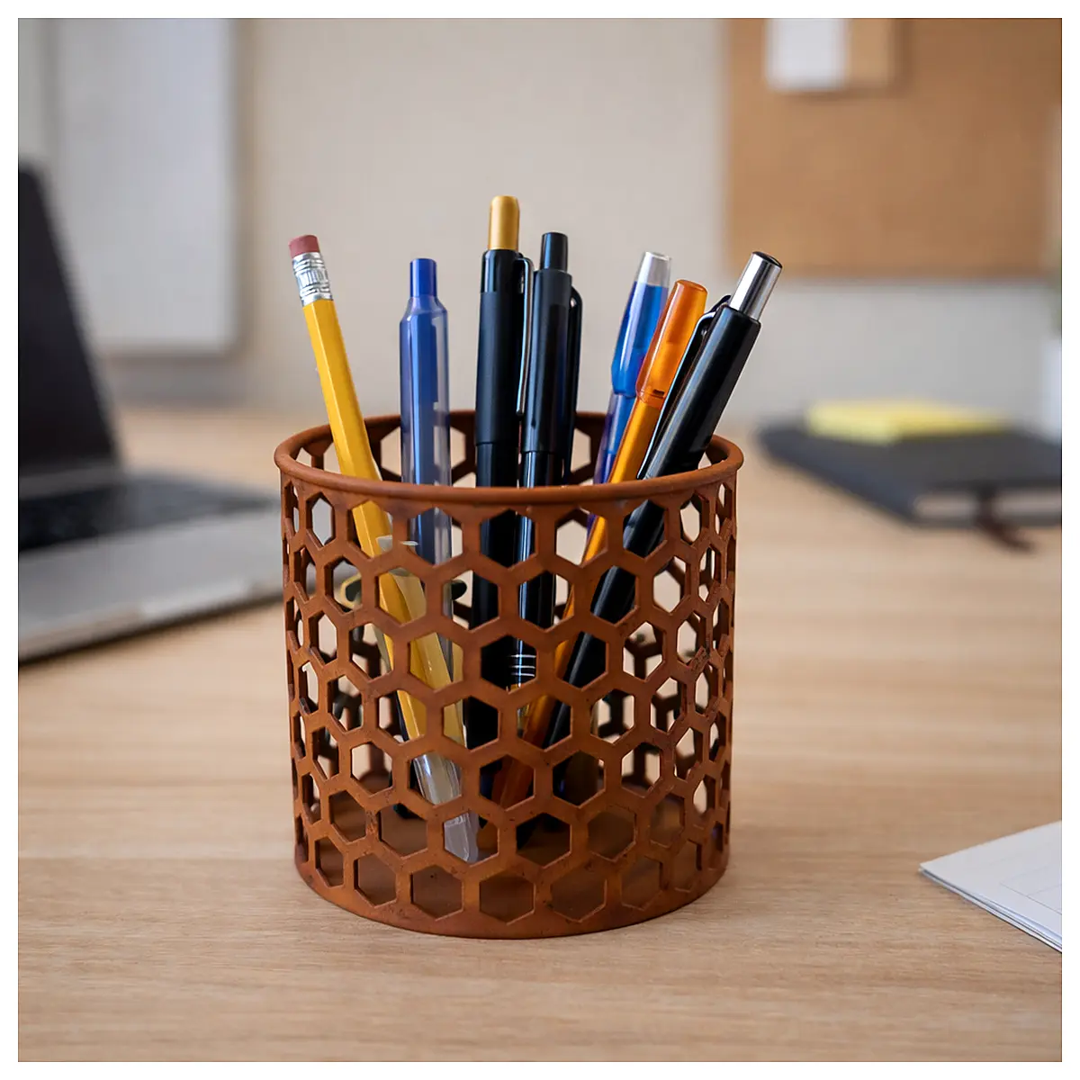 Pencil Holder Organizer Desk Storage Pen Cup Stationery Supplies Multi Purpose Holder