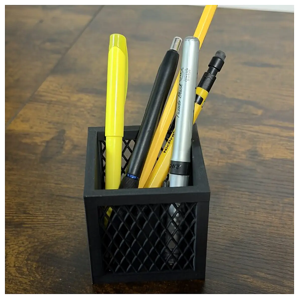 Pen Holder Organizer Multi Function Desk Stand Office Supplies Parts Repair Accessories