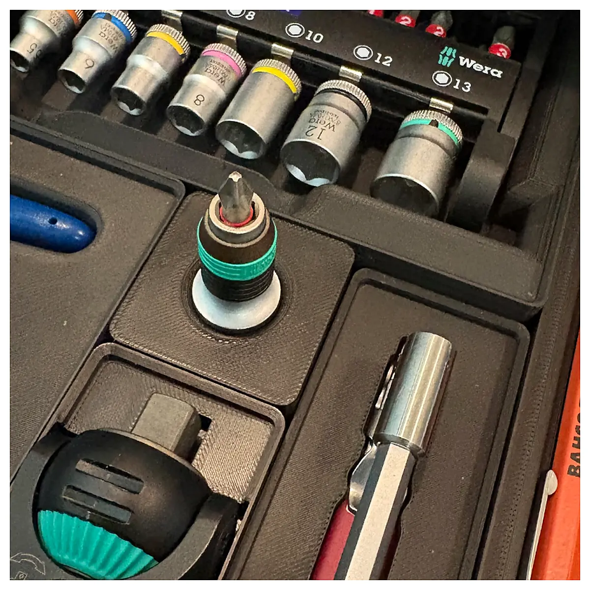 Gridfinity Parts Wera Adapter 38 Bit 8784 Tools Organization System Multi Function Accessories