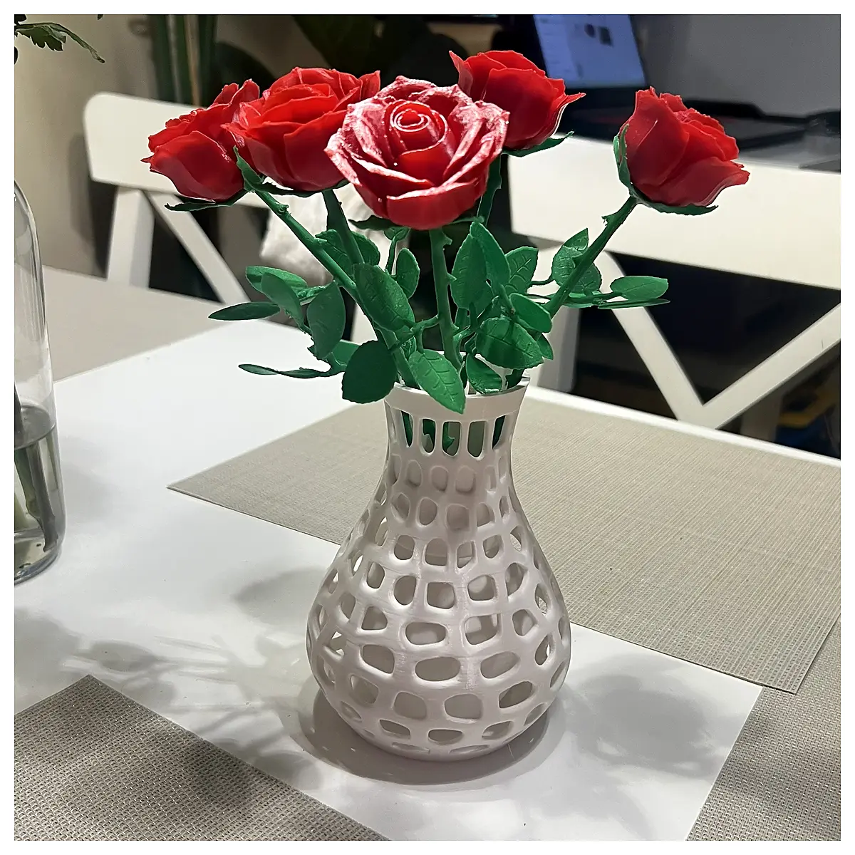 Voronoi Pattern Vase Creative Decorative Vase Home Decor Parts Replacement Repair
