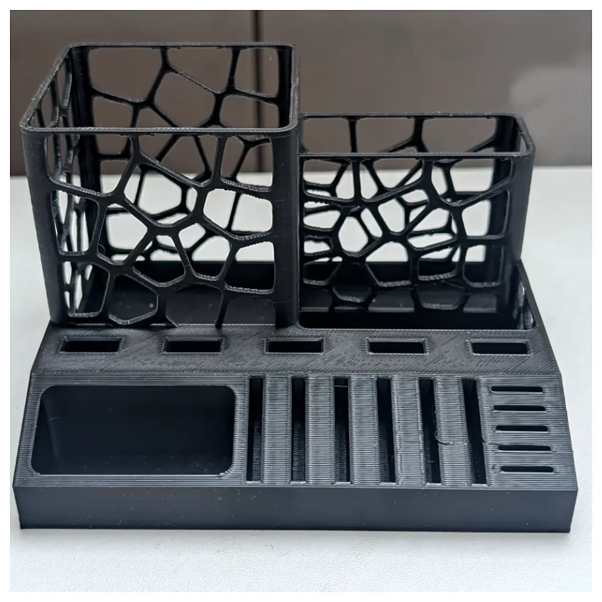 Modern Office Desk Voronoi Organizer Multi Functional Desk Storage Desk Parts Organizer Accessories