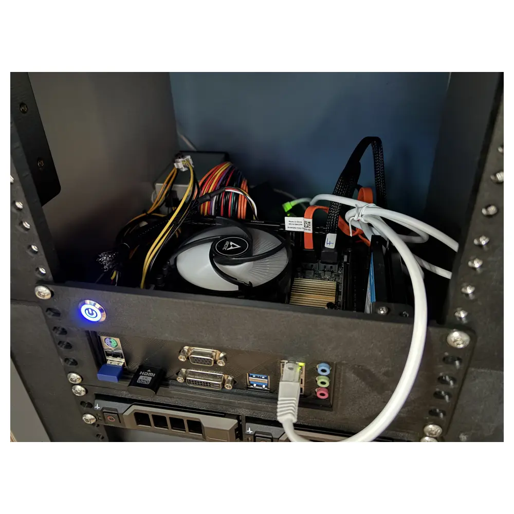2U mITX PC Server Tray Cooling Support Installation Maintenance Universal Server Tray
