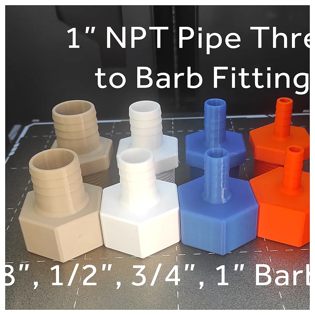 NPT Pipe Fittings Thread to Barb Connectors Universal Fittings Valve Parts Repair Accessories
