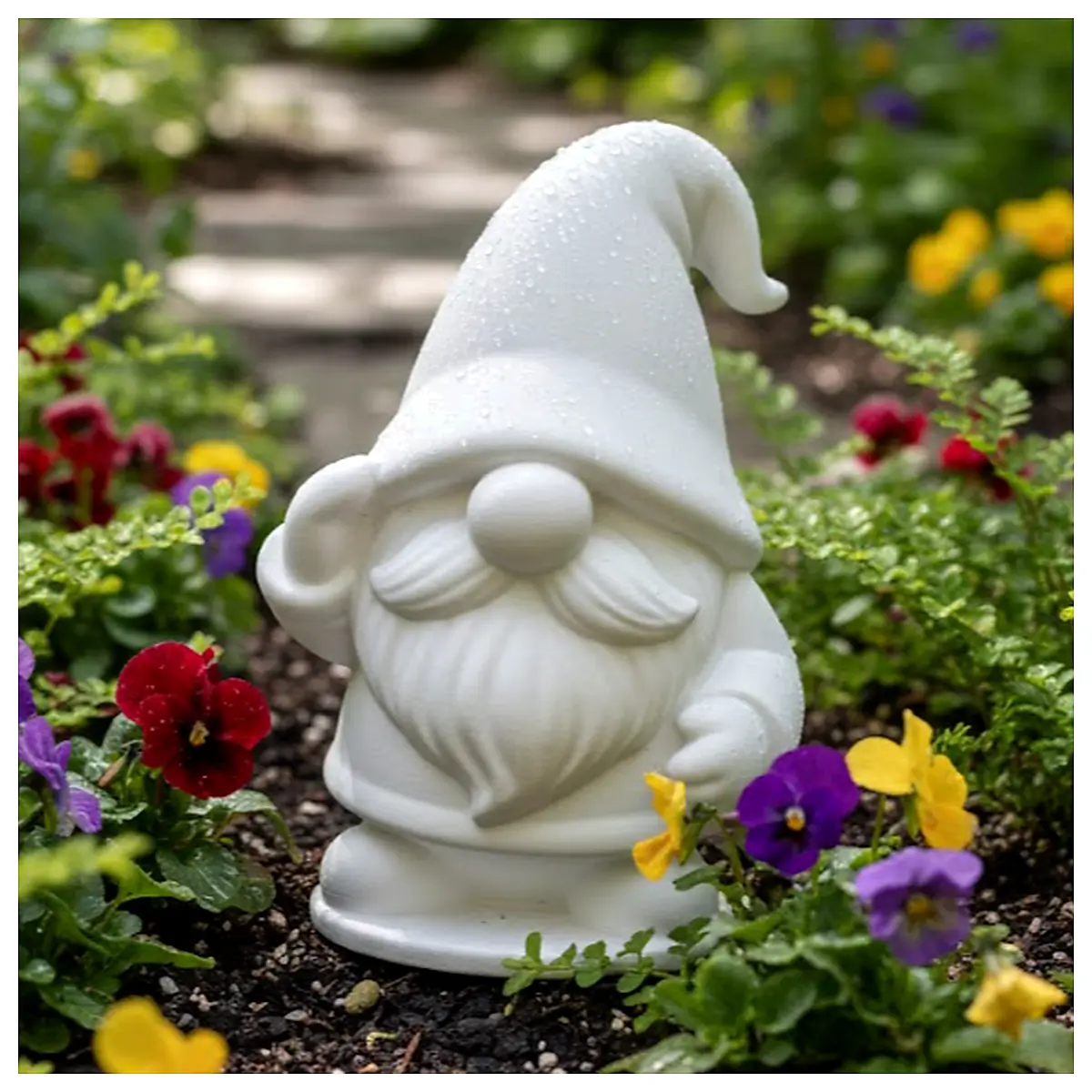 Garden Gnome Decoration Outdoor Statue Yard Ornament Planting Accessories Replacement Parts Repair