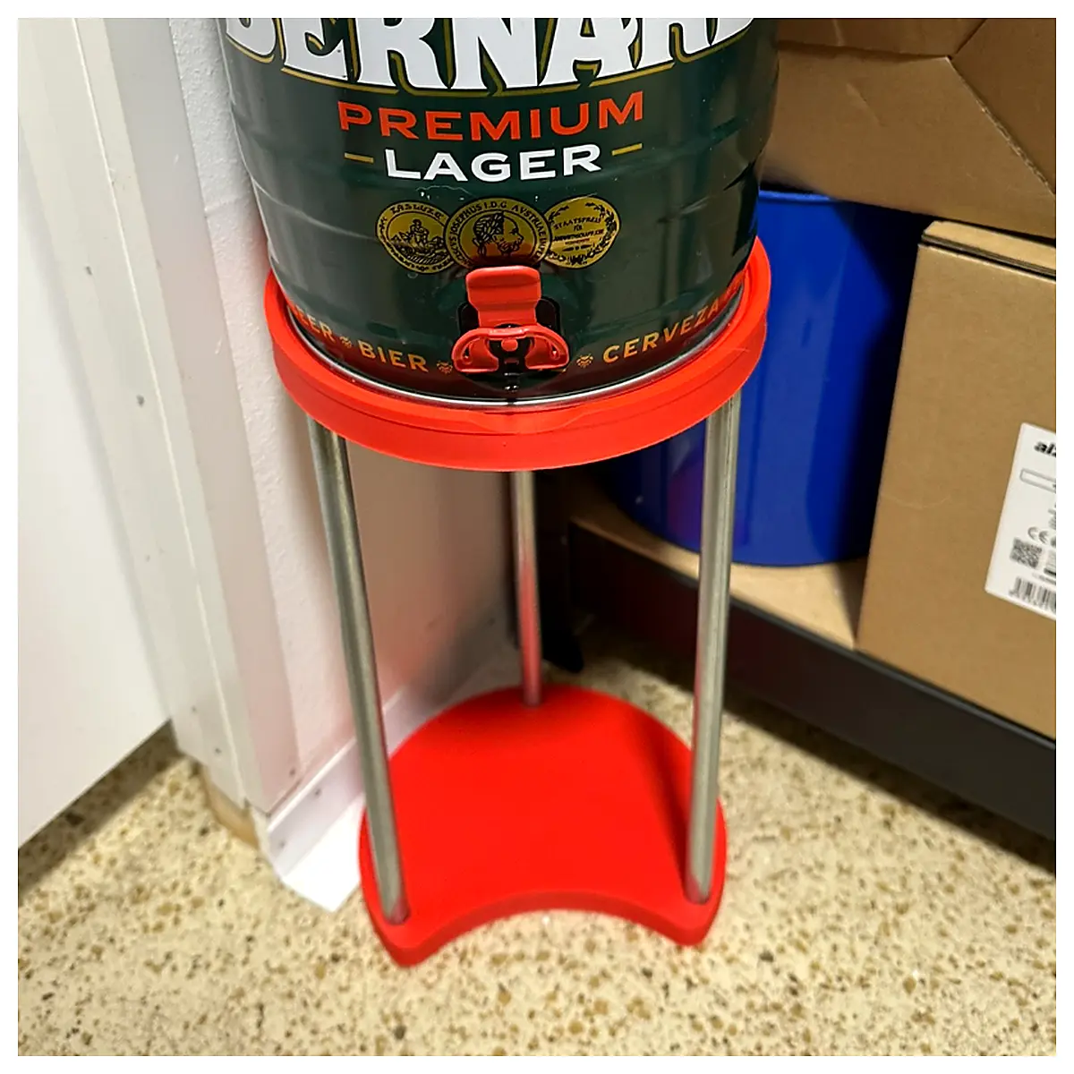 Beer Keg Stand 5L Portable Beer Stand Drink Beer Enthusiast Keg Support