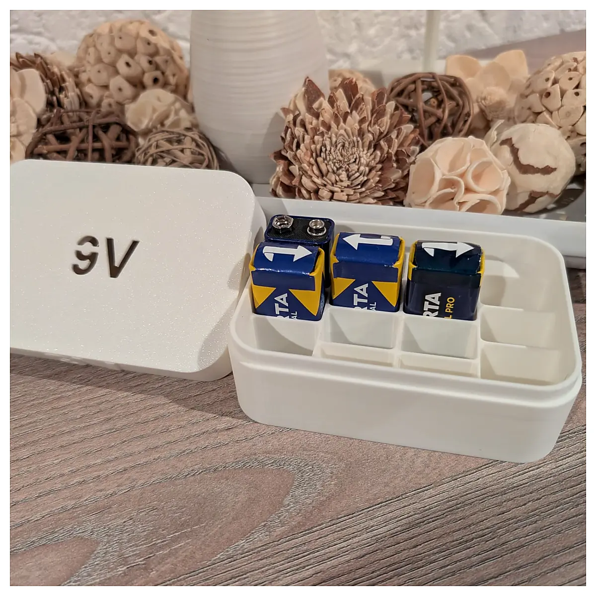 9V Battery Organizer Box Storage Case Universal Battery Box 9V Batteries Assembly Protection Parts