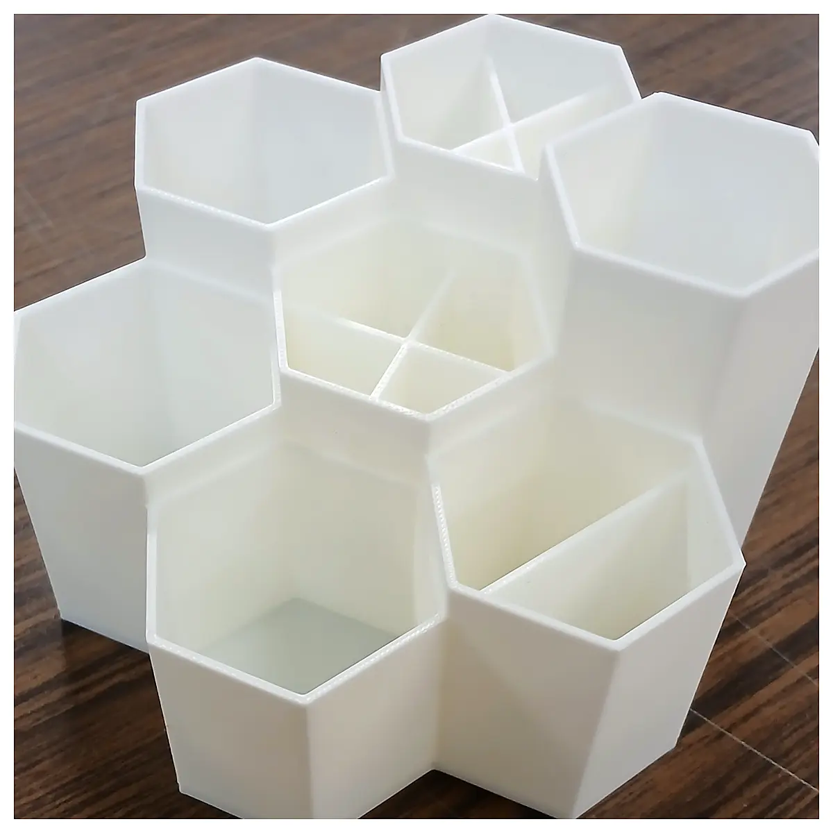 Honeycomb 7 Cell Desk Organizer Storage Box Parts Accessories Repair Maintenance