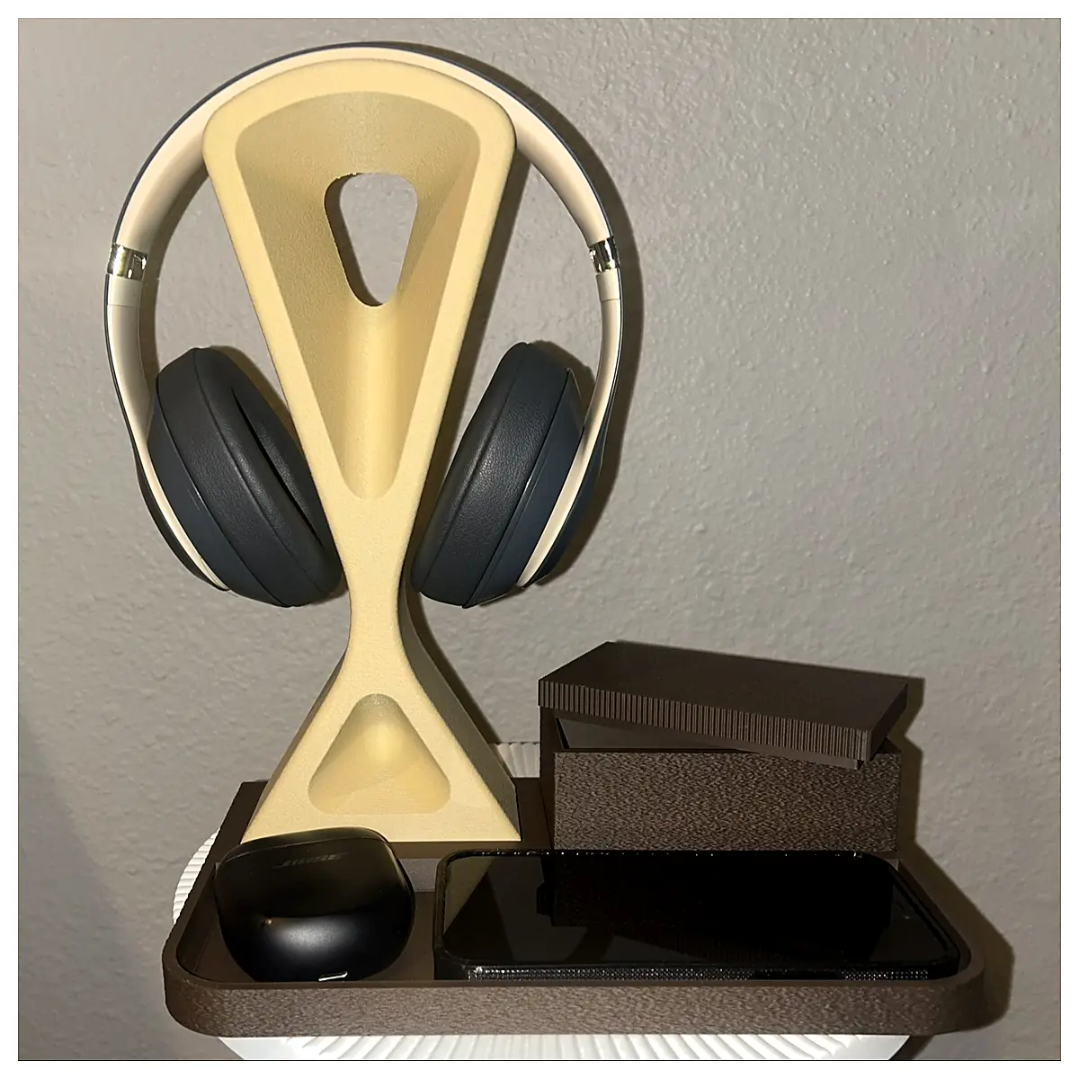 Headset Holder Desktop Organizer Multi Function Stand Computer Headphone Holder Phone Stand Protective Accessories