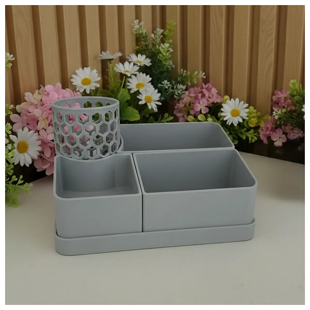 Multi Purpose Pen Holder Parts Repair Organization Office Desk Storage Universal Pen Case Accessories