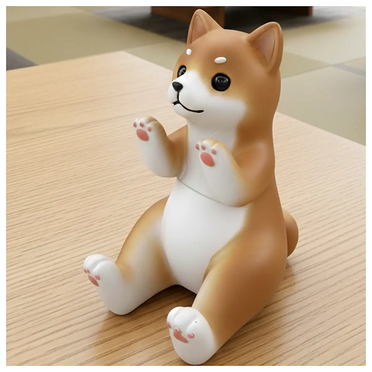 Cute Shiba Inu Phone Stand Sitting Support Holder Accessory Phone Stand Display